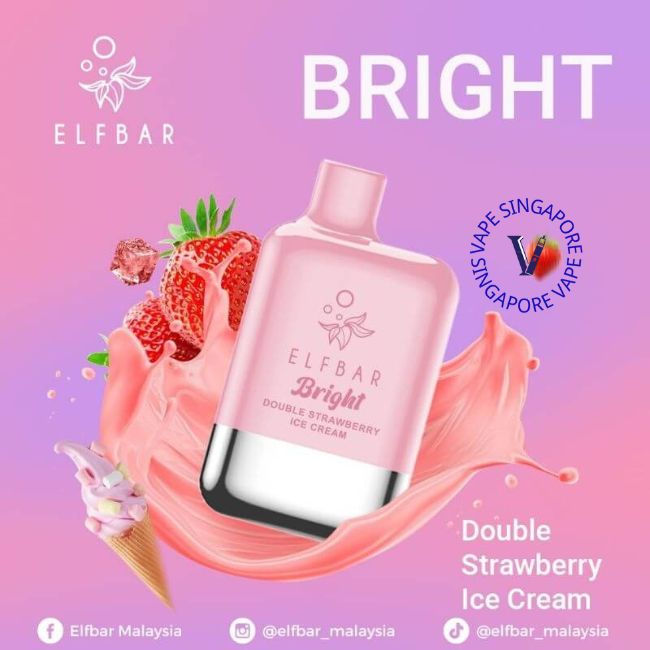 elfbar-bright-6k-double-strawberry-ice-cream-disposable-vape-shop-singapore