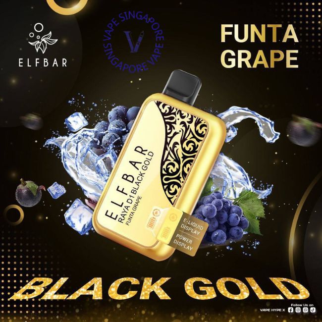 elfbar-raya-13k-gold-black-series-funta-grape-disposable-vape-shop-singapore