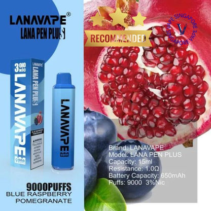 lanapen-plus-9000-puff-blue-raspberry-pomegranate-vape-shop-singapore