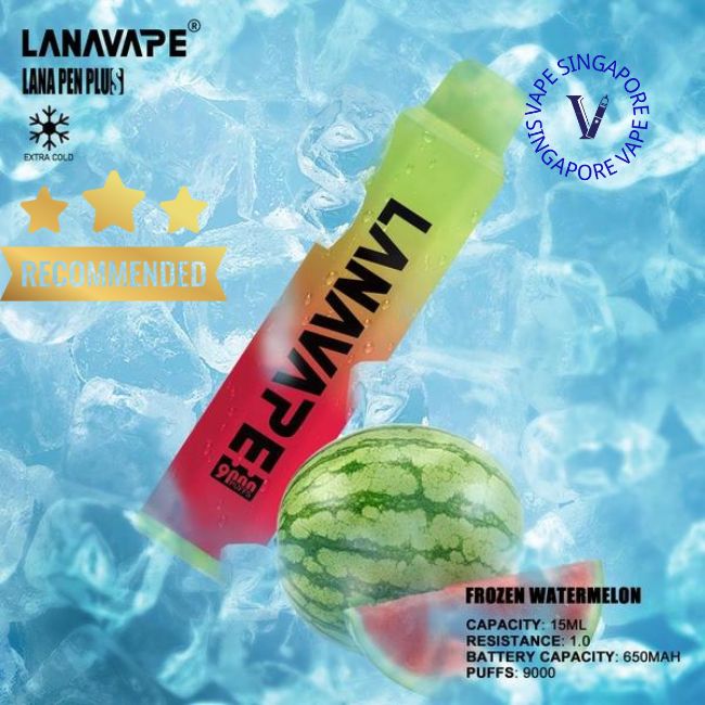 lanapen-plus-9000-puff-frozen-watermelon-vape-shop-singapore