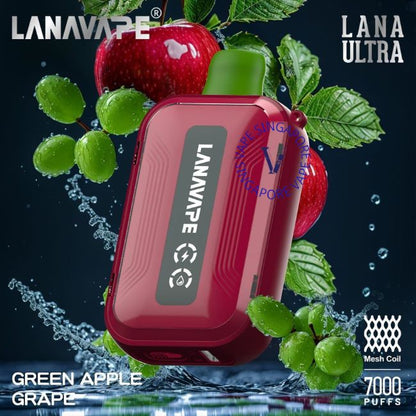 lana-ultra-7k-puff-green-apple-grape-disposable-vape-shop-singapore