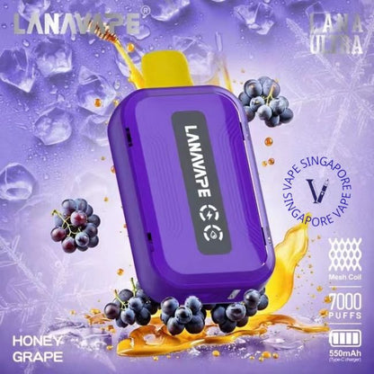 lana-ultra-7k-puff-honey-grape-disposable-vape-shop-singapore