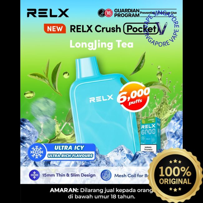 relx-crush-pocket-6000-puff-longjing-tea-vape-shop-singapore