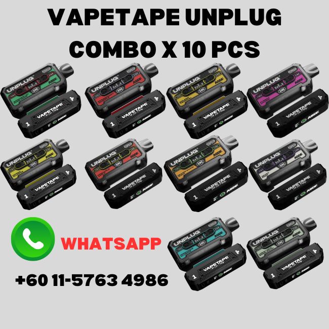 VAPETAPE-UNPLUG-12K-PUFF-COMBO-10PCS-VAPE-SHOP-SINGAPORE